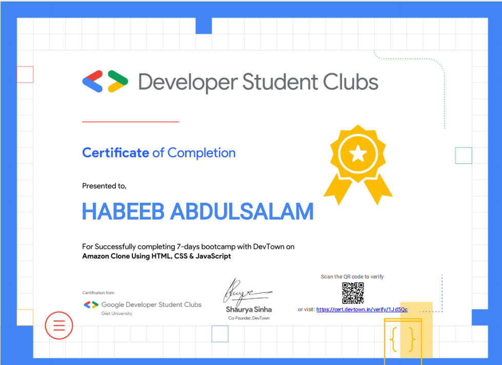 Certificate 2